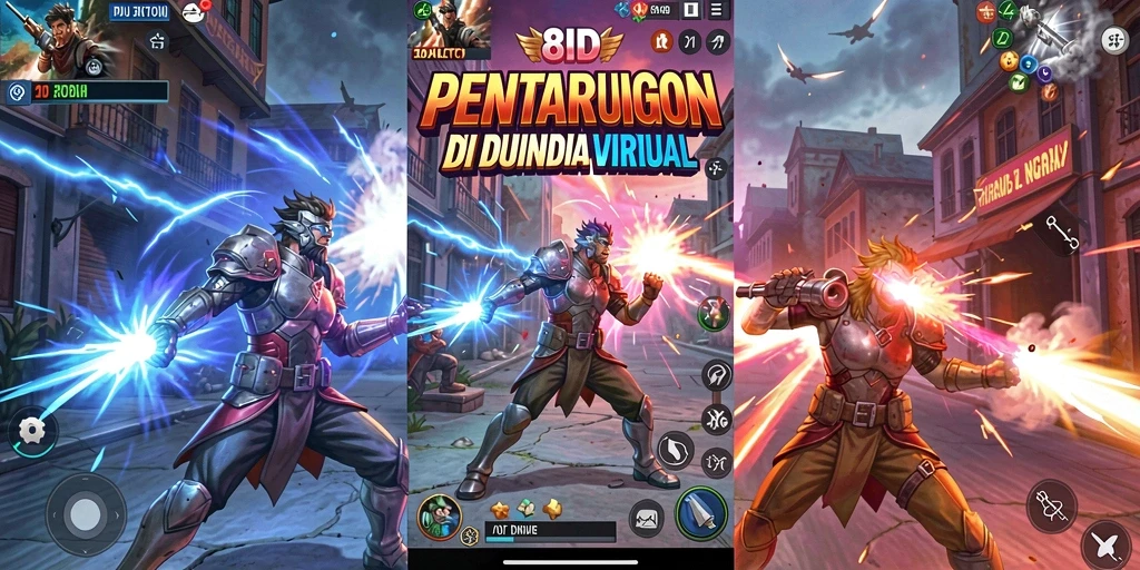 Screenshot menunjukkan aksi pertarungan seru di 8ID.