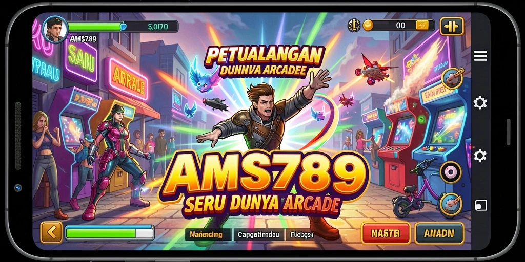 Tampilan gameplay seru yang menegangkan dari AMS789.