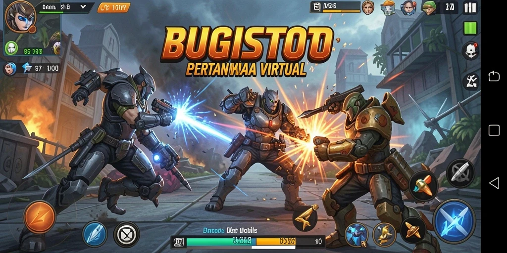 Tampilan menarik dari gameplay pertarungan BUGISTOTO yang mendebarkan.
