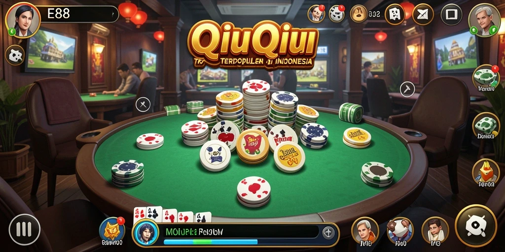 Screenshot permainan QiuQiu yang menarik dan seru.