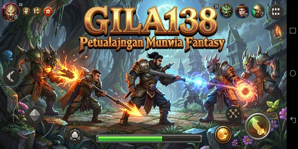 Screenshot utama GILA138 menampilkan aksi seru dalam dunia petualangan.