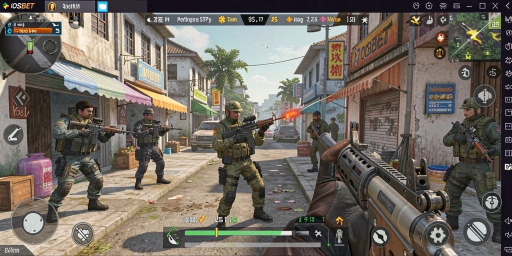 Tampilan gameplay seru dan interaktif dari IOSBET.