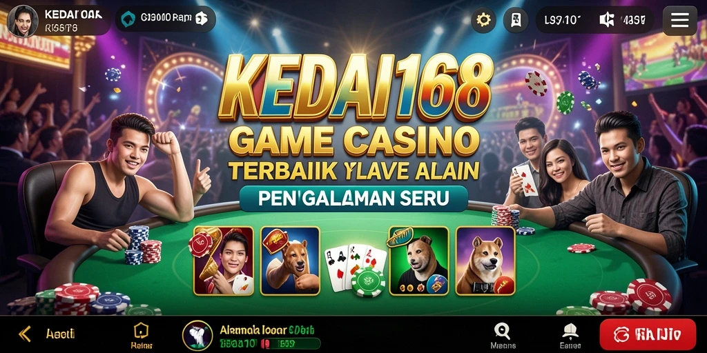 Tampilan gameplay KEDAI168 yang menegangkan dan interaktif di Live Casino.