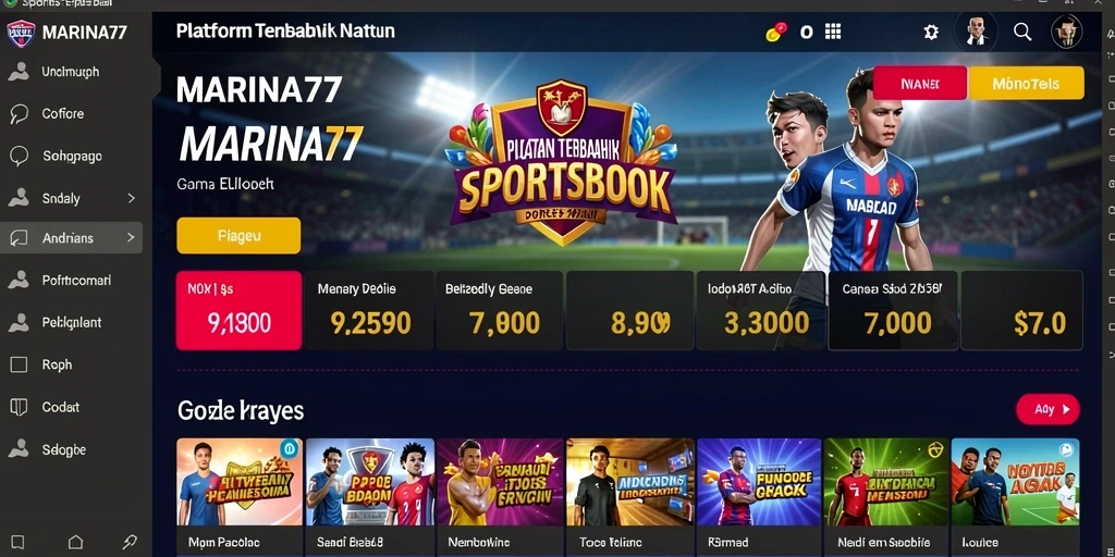 Tampilan gameplay taruhan olahraga di MARINA77 yang menarik.
