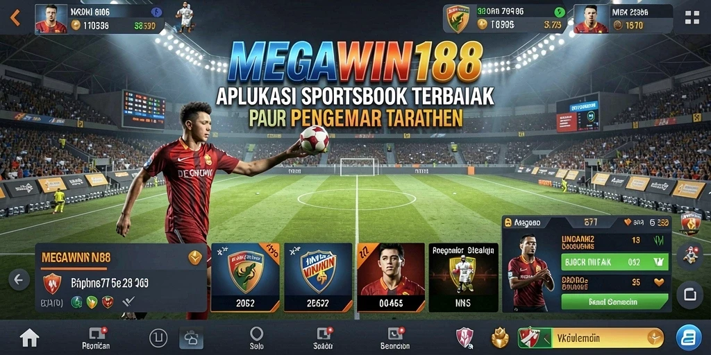 Tampilan gameplay MEGAWIN188 yang menarik dan dinamis dalam taruhan olahraga.