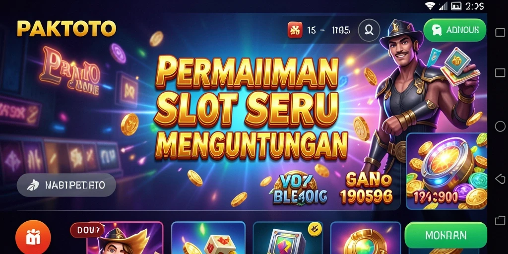 Tampilan gameplay Slot PAKTOTO yang menarik dan mengasyikkan.