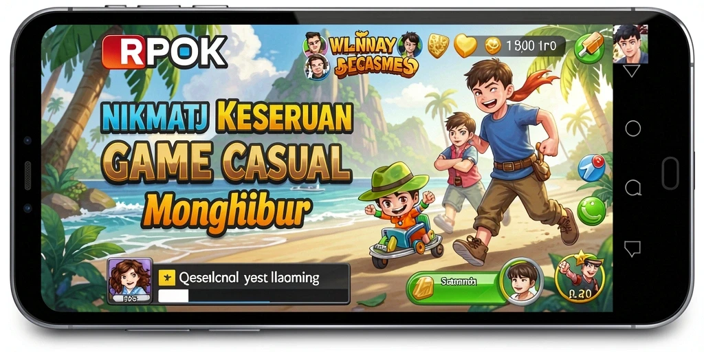 Tampilan gameplay RPOK yang penuh warna dan seru.