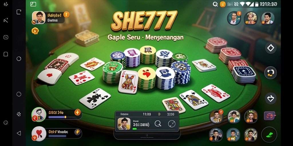 Tampilan gameplay <strong>SHE777</strong> yang menarik dan penuh warna.