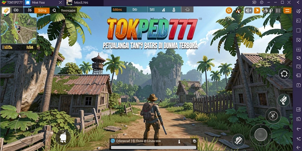 Gameplay TOKPED777 yang menampilkan eksplorasi dunia terbuka yang seru.
