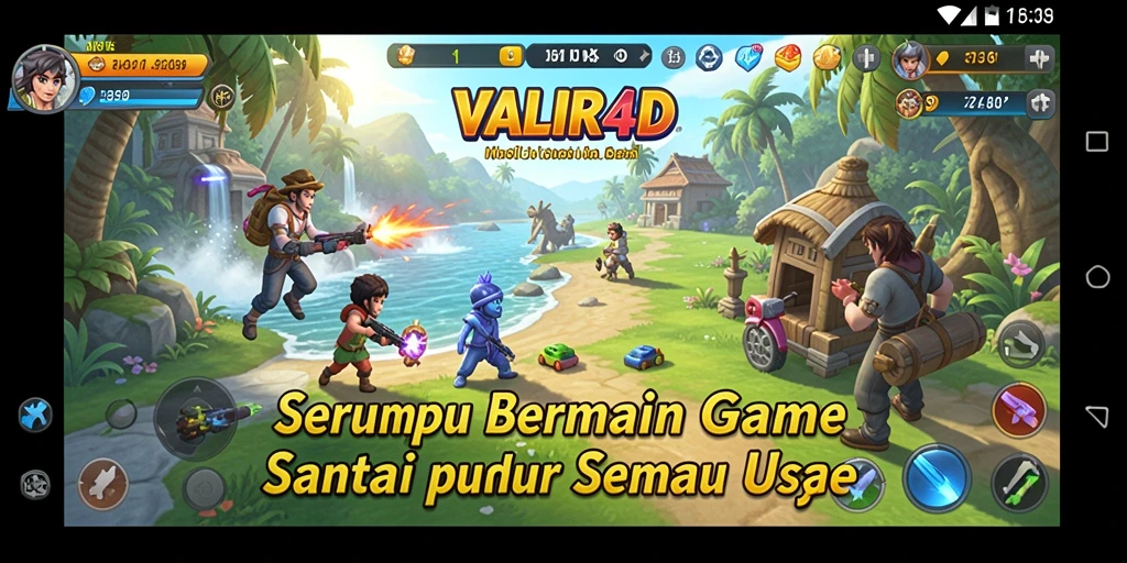 Gameplay seru dan santai dari VALIR4D yang menghibur.